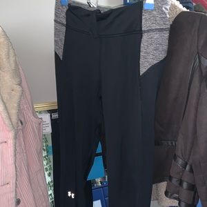 Under Armour Black and Grey Leggings